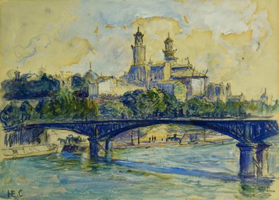 El Sena frente al Trocadero de Henri Edmond Cross