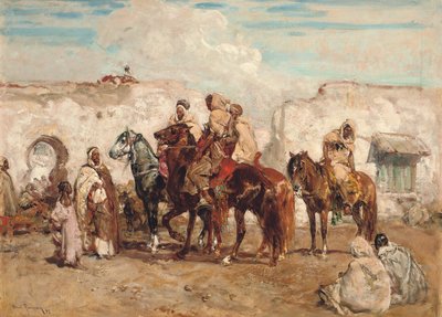 Inteligencia: Calle del pueblo árabe de Henri Emilien Rousseau