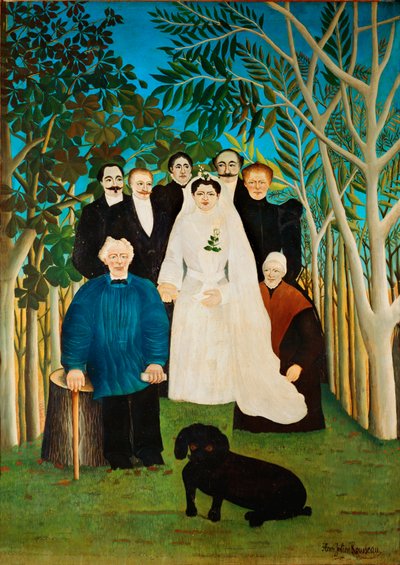 La boda (óleo sobre lienzo) de Henri Emilien Rousseau