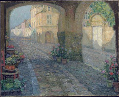 La Boutique de Vieux Porche de Henri Eugene Augustin Le Sidaner