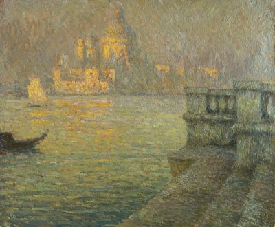 La Salute, Venecia de Henri Eugene Augustin Le Sidaner