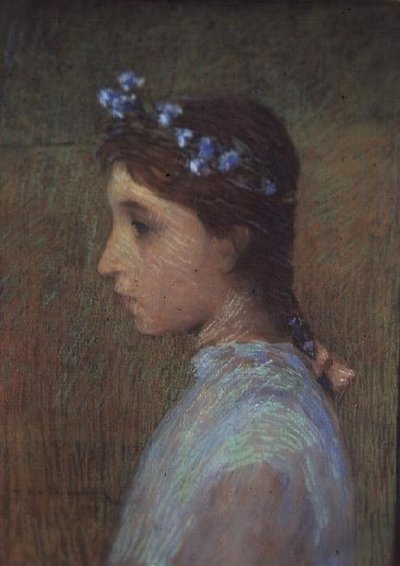 Retrato de Marguerite Le Sidaner de Henri Eugene Augustin Le Sidaner