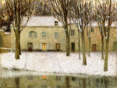 Pequeño Lugar junto al Agua de Henri Eugene Augustin Le Sidaner