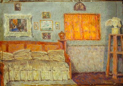 El estudio del artista, Gerberoy de Henri Eugene Augustin Le Sidaner