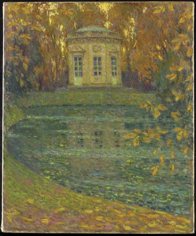 El Belvedere en Trianon, Versalles de Henri Eugene Augustin Le Sidaner