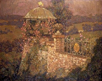 El Pabellón de la Esquina, c.1910 de Henri Eugene Augustin Le Sidaner