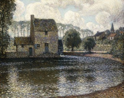 El molino gris de Henri Eugene Augustin Le Sidaner