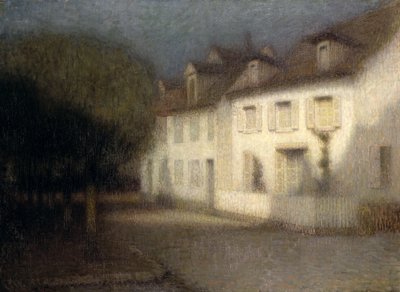 La casa, 1900 de Henri Eugene Augustin Le Sidaner