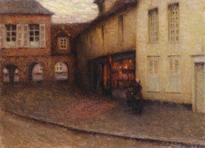 La pequeña tienda, Gerberoy, c.1906 de Henri Eugene Augustin Le Sidaner