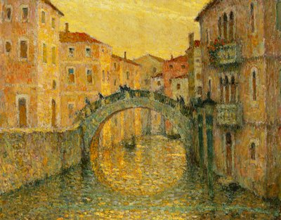 El Sol de la Mañana, Venecia de Henri Eugene Augustin Le Sidaner