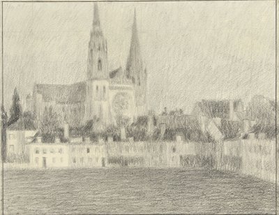 Vista de Chartres de Henri Eugene Le Sidaner