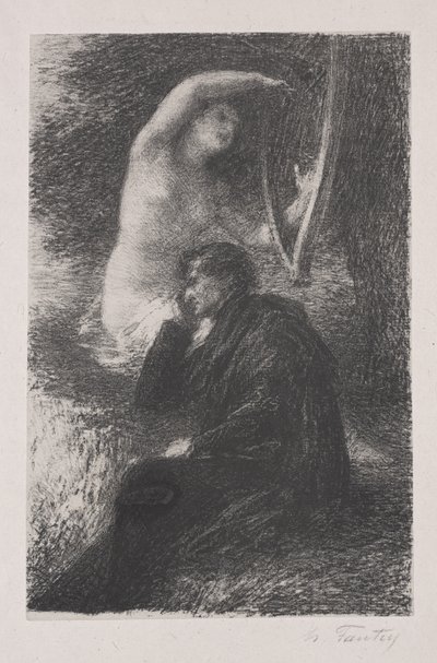 Lélio: El arpa eólica de Henri Fantin-Latour