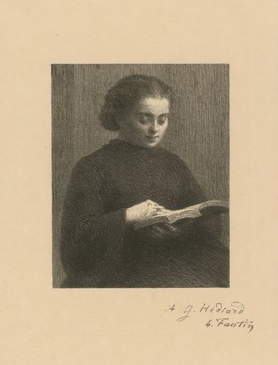 Mujer leyendo de Henri Fantin-Latour