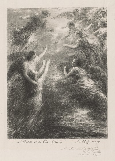 El Paraíso y el Peri de Henri Fantin Latour