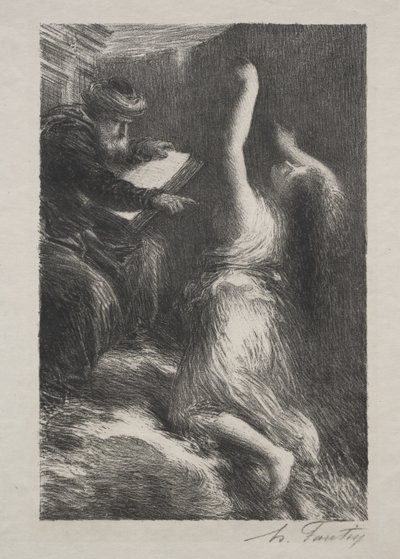 Parsifal, Acto II: Evocación de Kundry de Henri Fantin-Latour