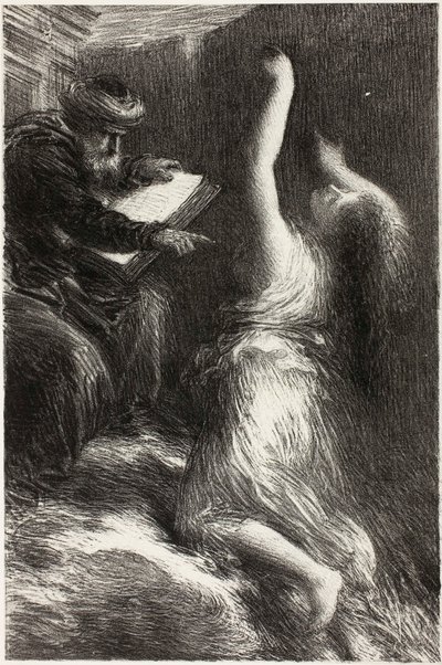 Parsifal, Acto II: Evocación de Kundry de Henri Fantin-Latour