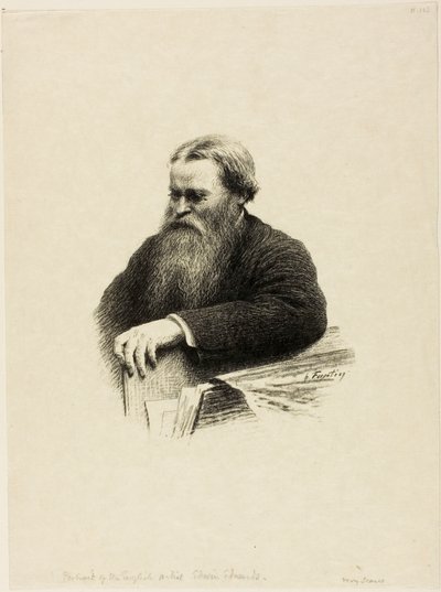 Retrato del artista Edwin Edwards de Henri Fantin-Latour