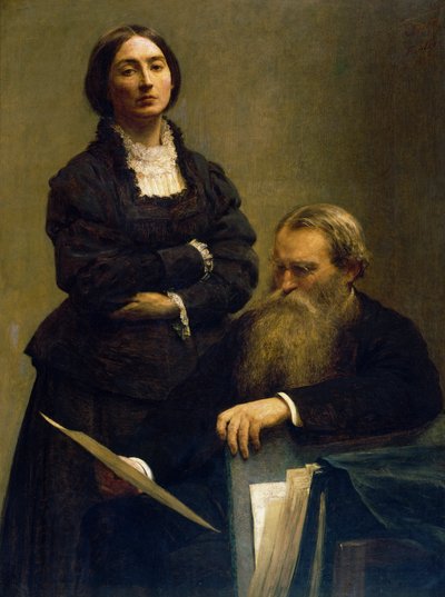 Retrato de M. y Mme Edwards de Ignace Henri Jean Fantin Latour