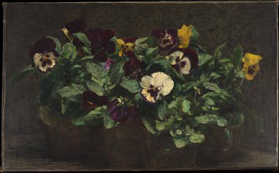 Bodegón con pensamientos de Henri Fantin-Latour