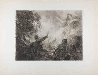 El Hada de los Alpes, primera placa de Henri Fantin-Latour