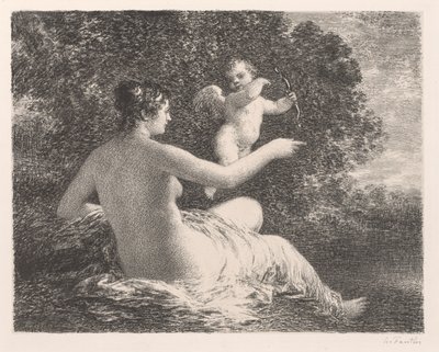 Venus y Cupido de Henri Fantin-Latour