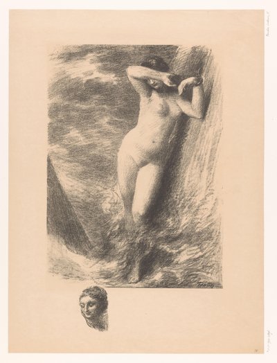 Andrómeda encadenada a una roca en el agua
Andrómeda de Ignace Henri Jean Fantin Latour
