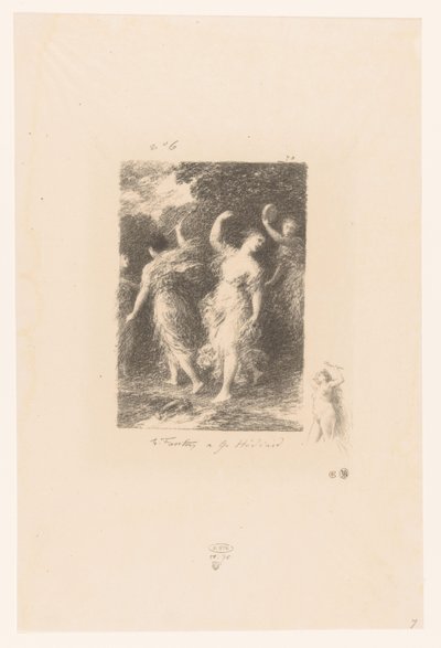 Los niños bailan y hacen música
Baco
Gedichten van André Chénier (título de la serie)
Ilustraciones para las Poésies d