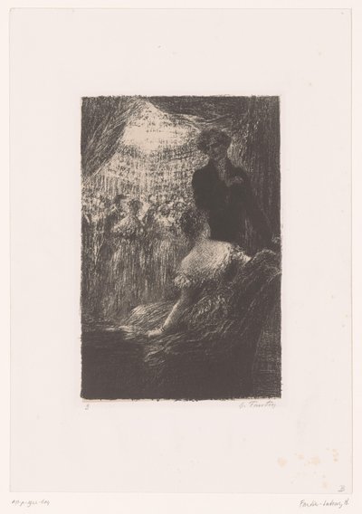 Berlioz y una dama en un baile
Sinfonía fantástica. Un bal
Vida y obra de Hector Berlioz (título de la serie) de Ignace Henri Jean Fantin Latour