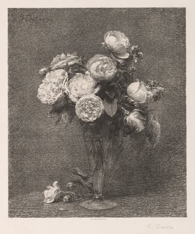Ramo de Rosas de Ignace Henri Jean Fantin Latour