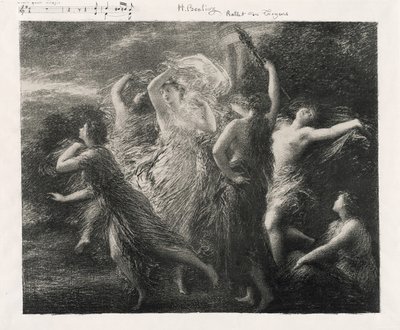 Danza de los Troyanos de Ignace Henri Jean Fantin Latour
