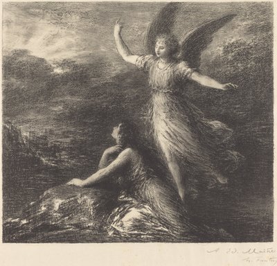 Debut de "Paradise and the Peri" (2ª placa) de Ignace Henri Jean Fantin Latour