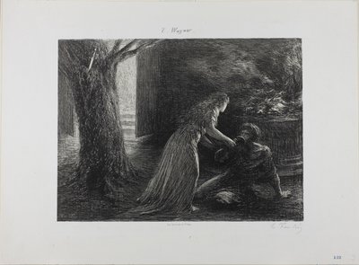 Debut de la valquiria de Ignace Henri Jean Fantin Latour