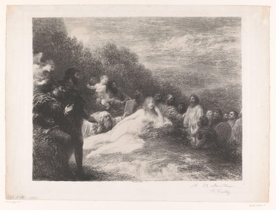 Fausto y Mefisto ven a Helena de Troya
Helene de Ignace Henri Jean Fantin Latour