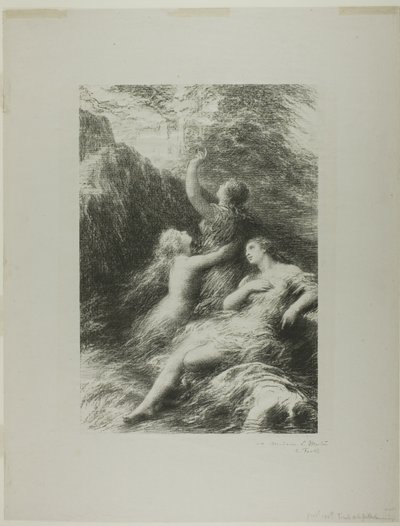 Finale del ocaso de los dioses de Ignace Henri Jean Fantin Latour