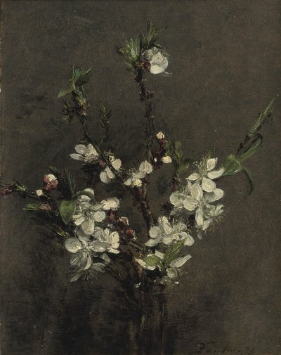 Flores de árbol frutal de Ignace Henri Jean Fantin Latour