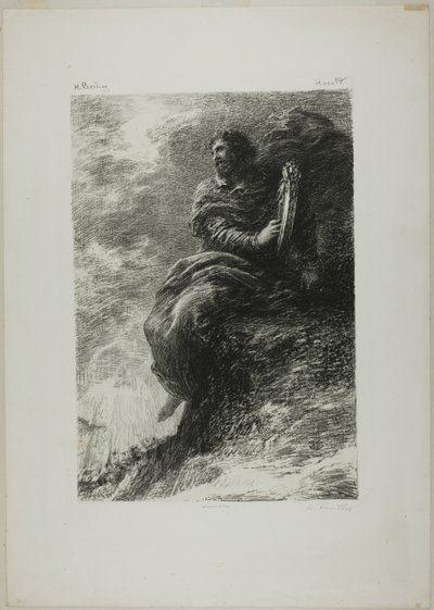 Harold: En las montañas de Ignace Henri Jean Fantin Latour