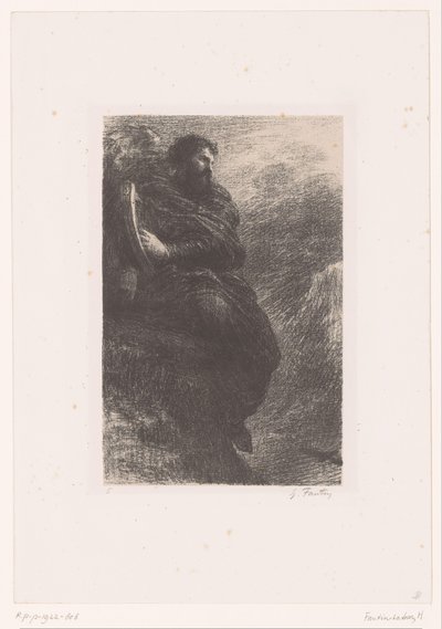 Harold toca su arpa en las montañas
Harold e Italia. En las montañas
Vida y obra de Hector Berlioz (título de la serie) de Ignace Henri Jean Fantin Latour