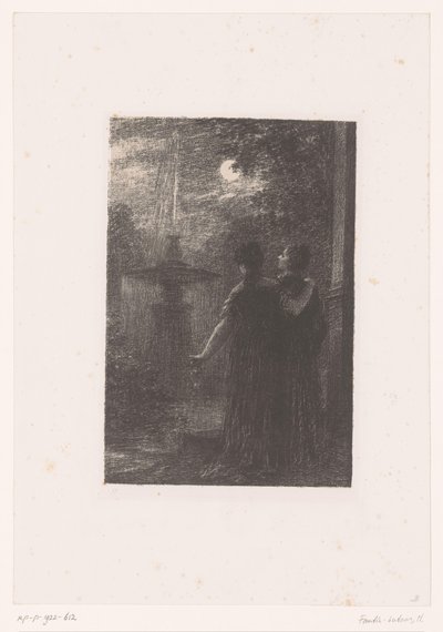 Héro y Ursule junto a una fuente a la luz de la luna
Béatrice et Bénédict. Acto I. Nocturno
Vida y obra de Hector Berlioz (título de la serie) de Ignace Henri Jean Fantin Latour
