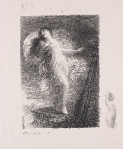 La joven Tarentina de Ignace Henri Jean Fantin Latour