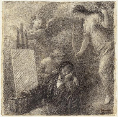 El artista desanimado de Henri Fantin Latour