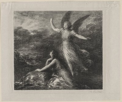 El Paraíso y la Peri de Ignace Henri Jean Fantin Latour