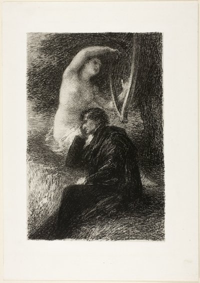 Lélio: El arpa eólica, de Hector Berlioz, su vida y sus obras de Ignace Henri Jean Fantin Latour