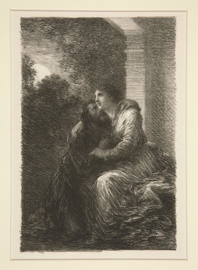 Longherin: acto III, escena d de Ignace Henri Jean Fantin Latour