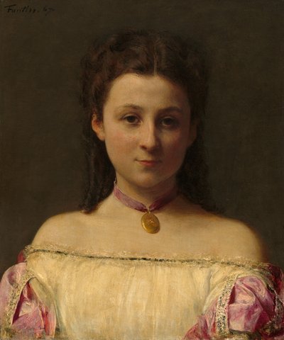Mademoiselle de Fitz-James de Ignace Henri Jean Fantin Latour