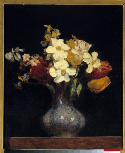 Narcisos y tulipanes de Ignace Henri Jean Fantin Latour