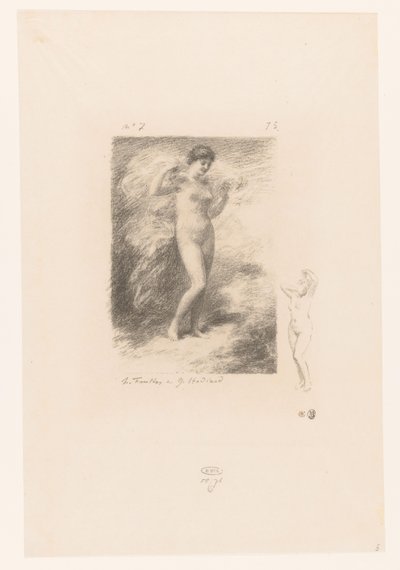 Néere met wapperende sluier
Néere
Gedichten van André Chénier (título de la serie)
Ilustraciones para las Poésies d