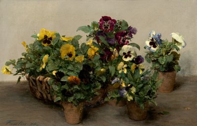 Pensamientos, 1874 de Ignace Henri Jean Fantin Latour