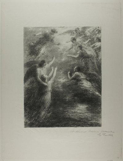 El Paraíso y el Peri: Finale de Ignace Henri Jean Fantin Latour
