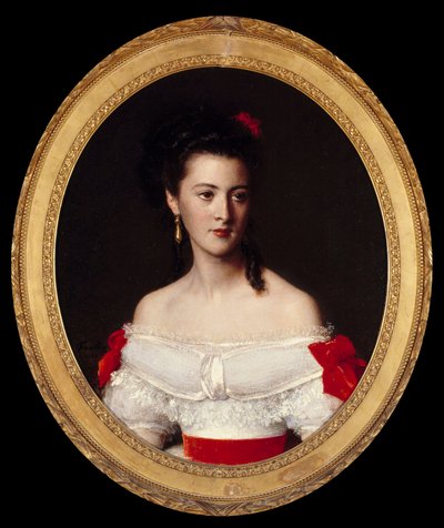 Retrato de Marguerite de Biron de Ignace Henri Jean Fantin Latour