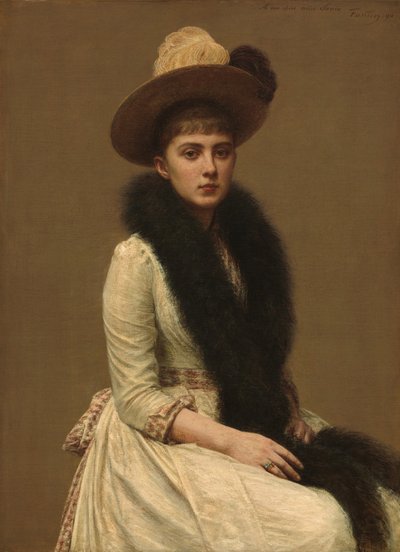 Retrato de Sonia, 1890 de Ignace Henri Jean Fantin Latour